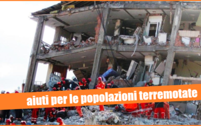 EMERGENZA SISMA TURCHIA E SIRIA