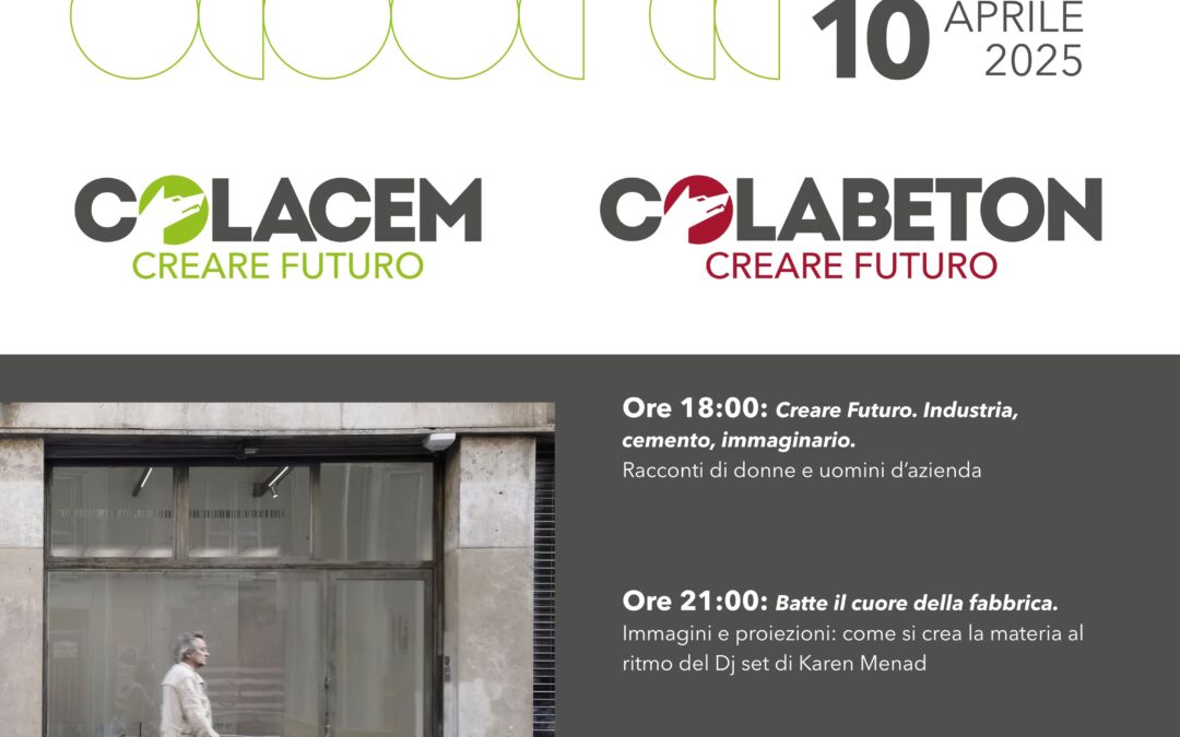  COLACEM E COLABETON PRESENTI ALLA DESIGN WEEK DI MILANO