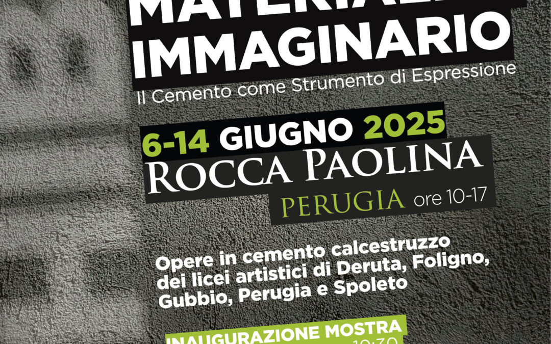 IL CEMENTO SI FA ARTE. ALLA ROCCA PAOLINA LA MOSTRA “MATERIALE & IMMAGINARIO”
