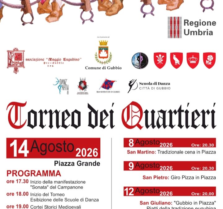 TORNEO DEI QUARTIERI 2026. PROGRAMMA